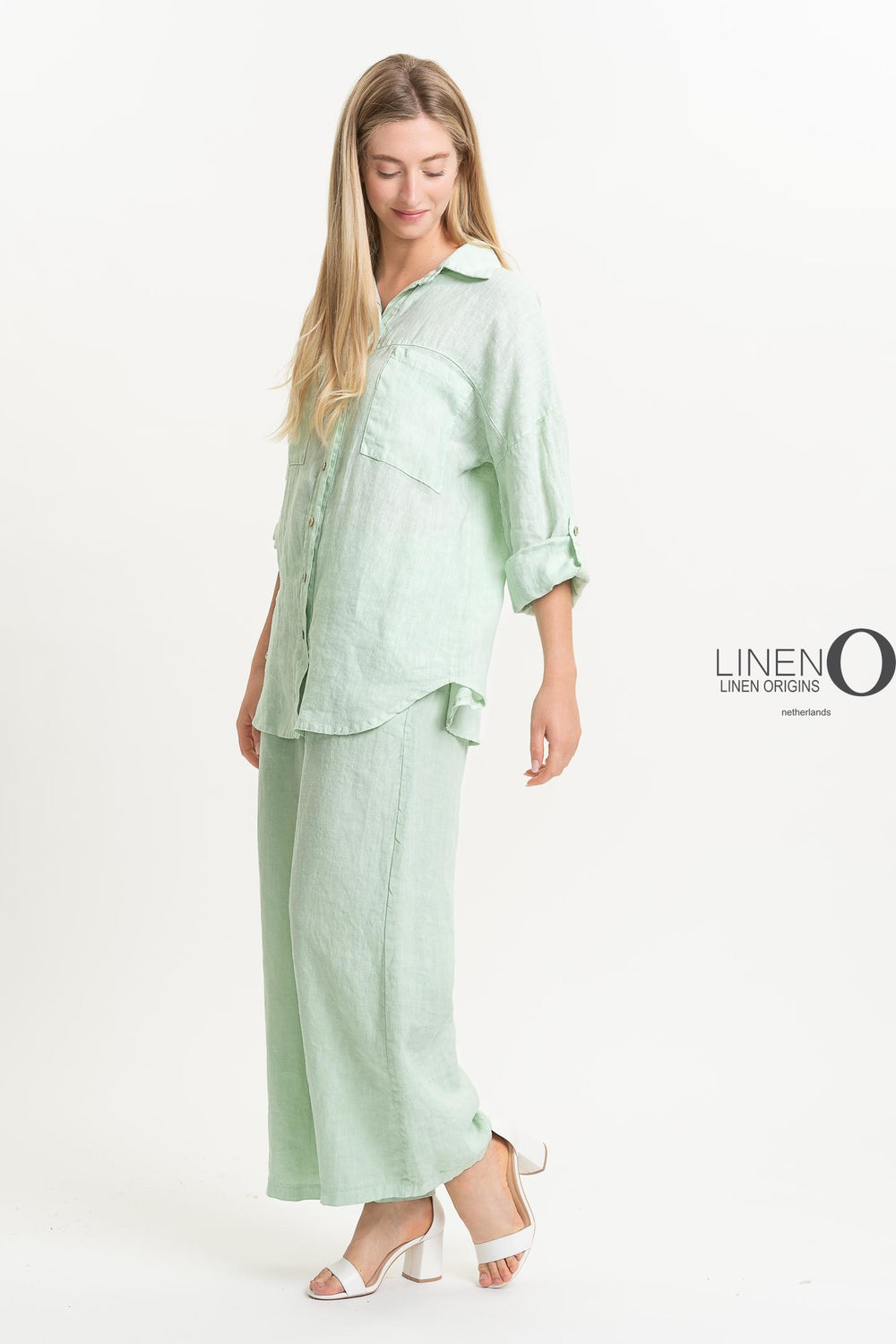 French Linen Shirt - Breathable Naturals | Glam & Fame Clothing