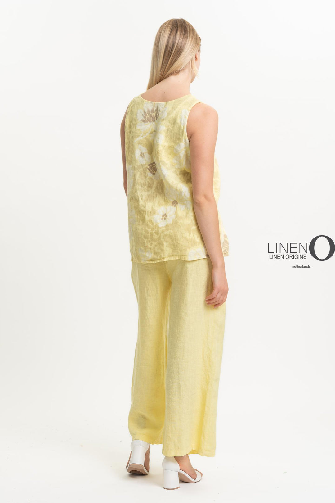 French Linen Top V - Neck - Breathable Naturals | Glam & Fame Clothing