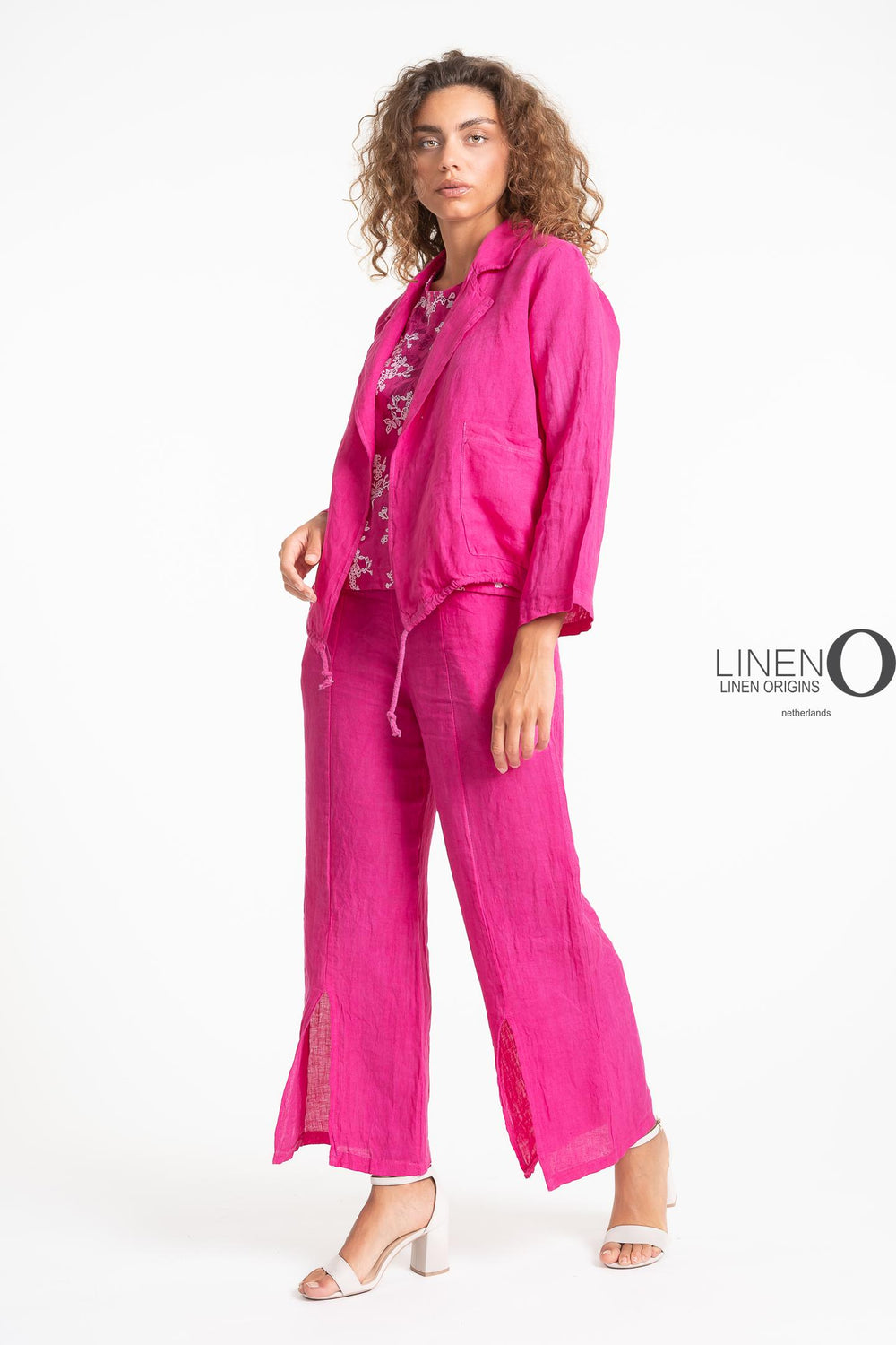 French Linen Jacket - Breathable Naturals | Glam & Fame Clothing