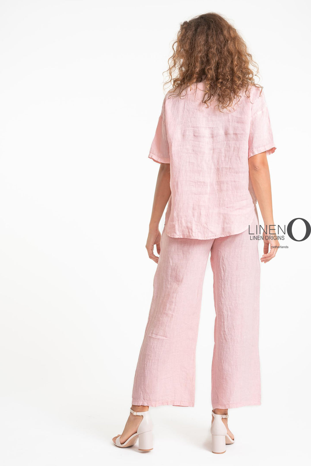 French Linen Short Sleeve Pocket Shirt