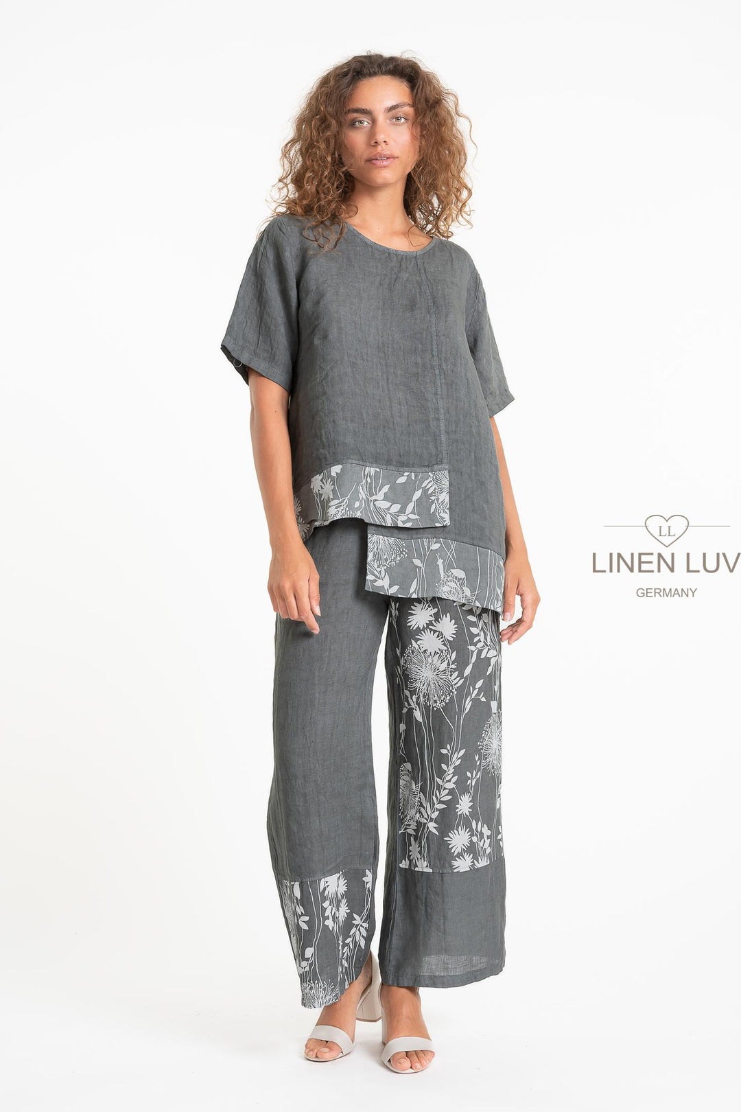 French Linen Holiday Blouse - Breathable Naturals | Glam & Fame Clothing