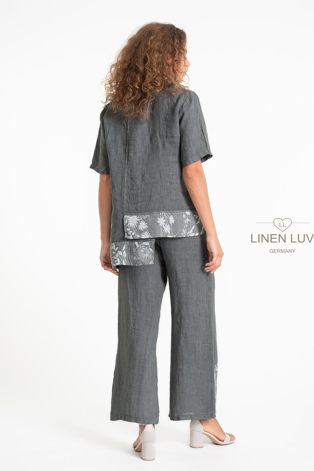 French Linen Holiday Blouse - Breathable Naturals | Glam & Fame Clothing