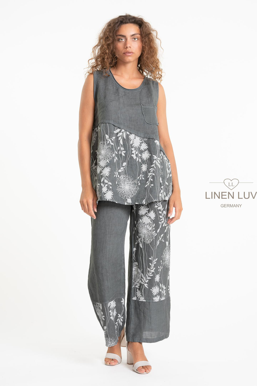 French Linen Holiday Blouse - Breathable Naturals | Glam & Fame Clothing