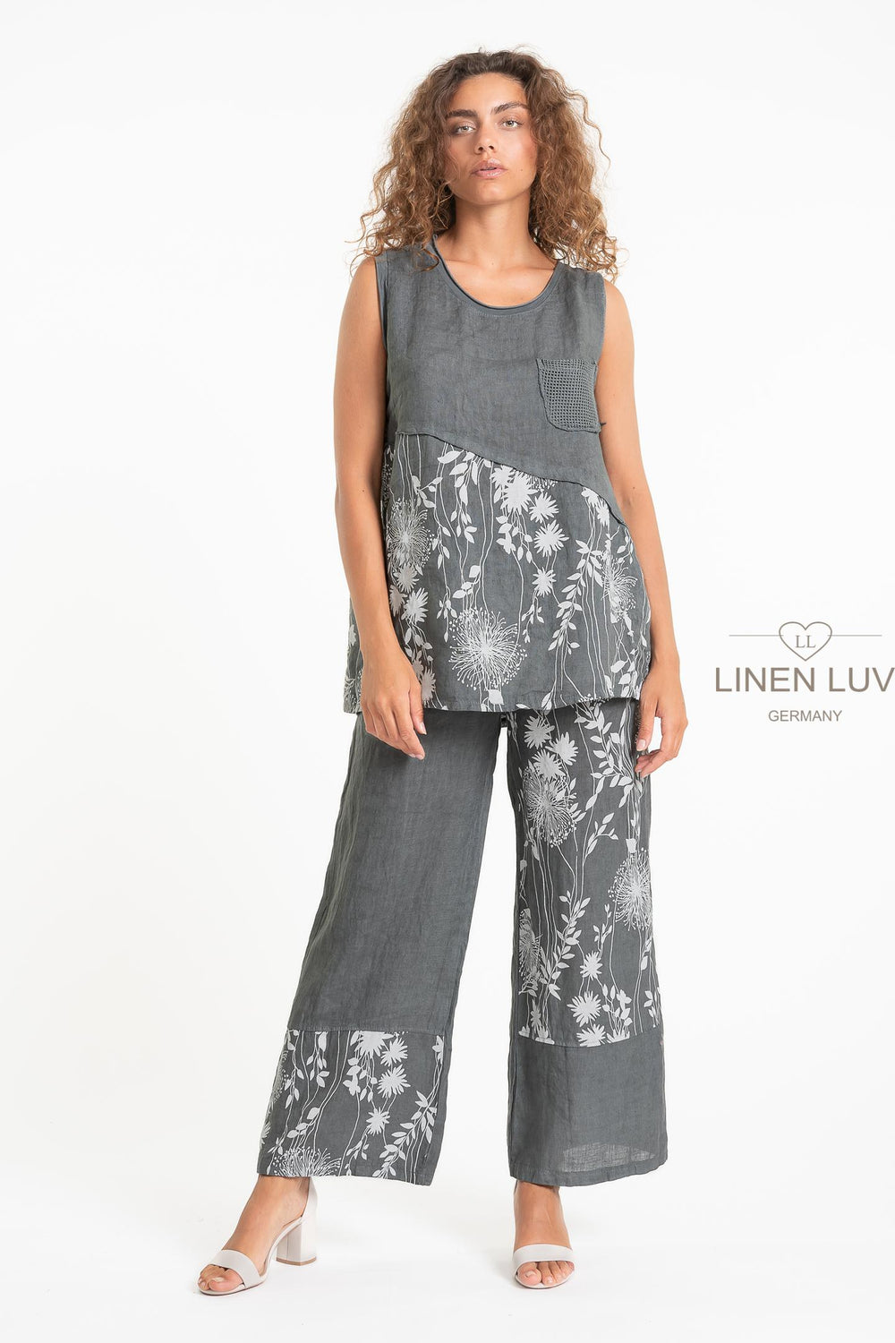 French Linen Holiday Blouse - Breathable Naturals | Glam & Fame Clothing