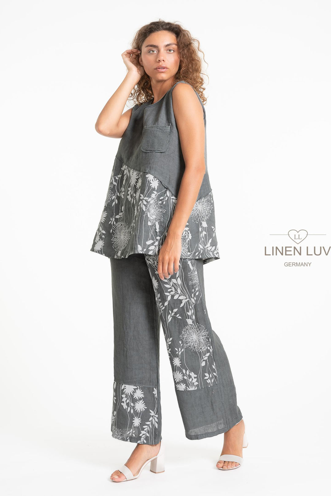 French Linen Holiday Blouse - Breathable Naturals | Glam & Fame Clothing