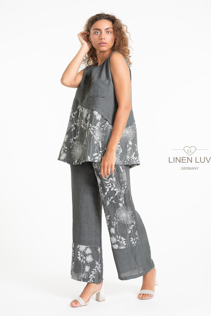 French Linen Holiday Blouse - Breathable Naturals | Glam & Fame Clothing