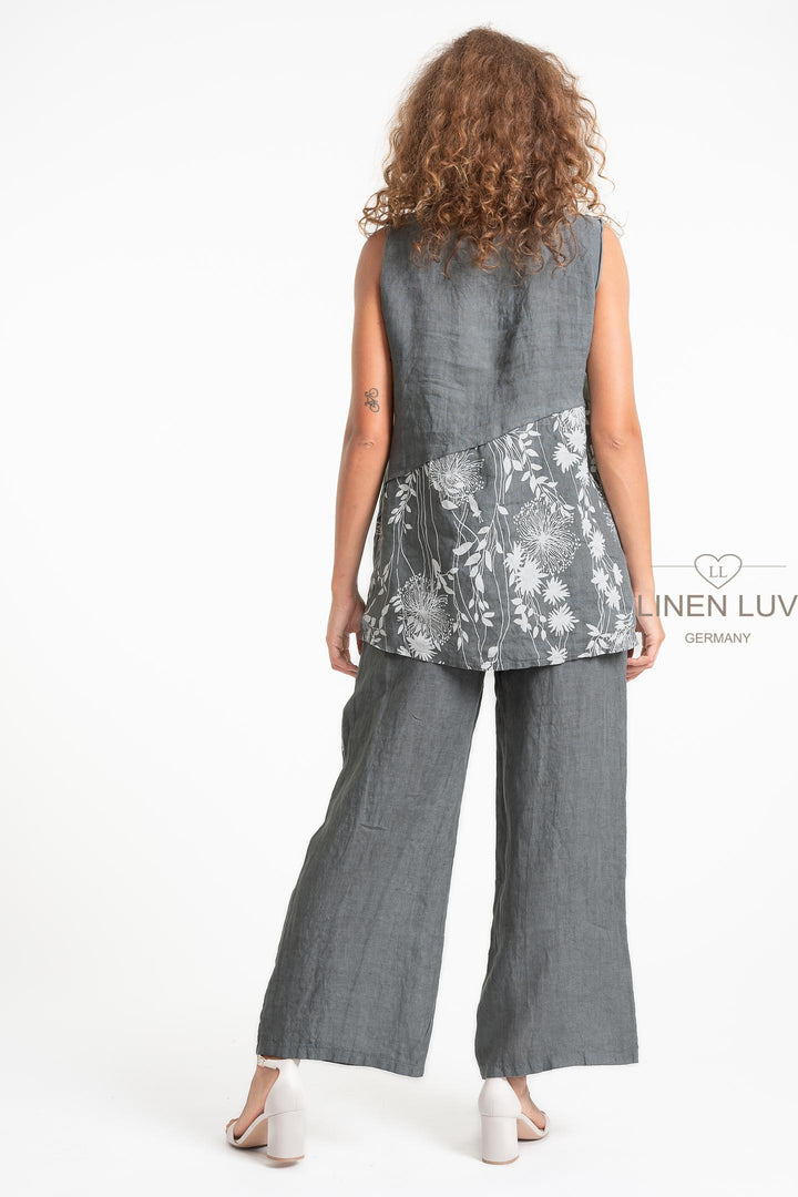 French Linen Holiday Blouse - Breathable Naturals | Glam & Fame Clothing