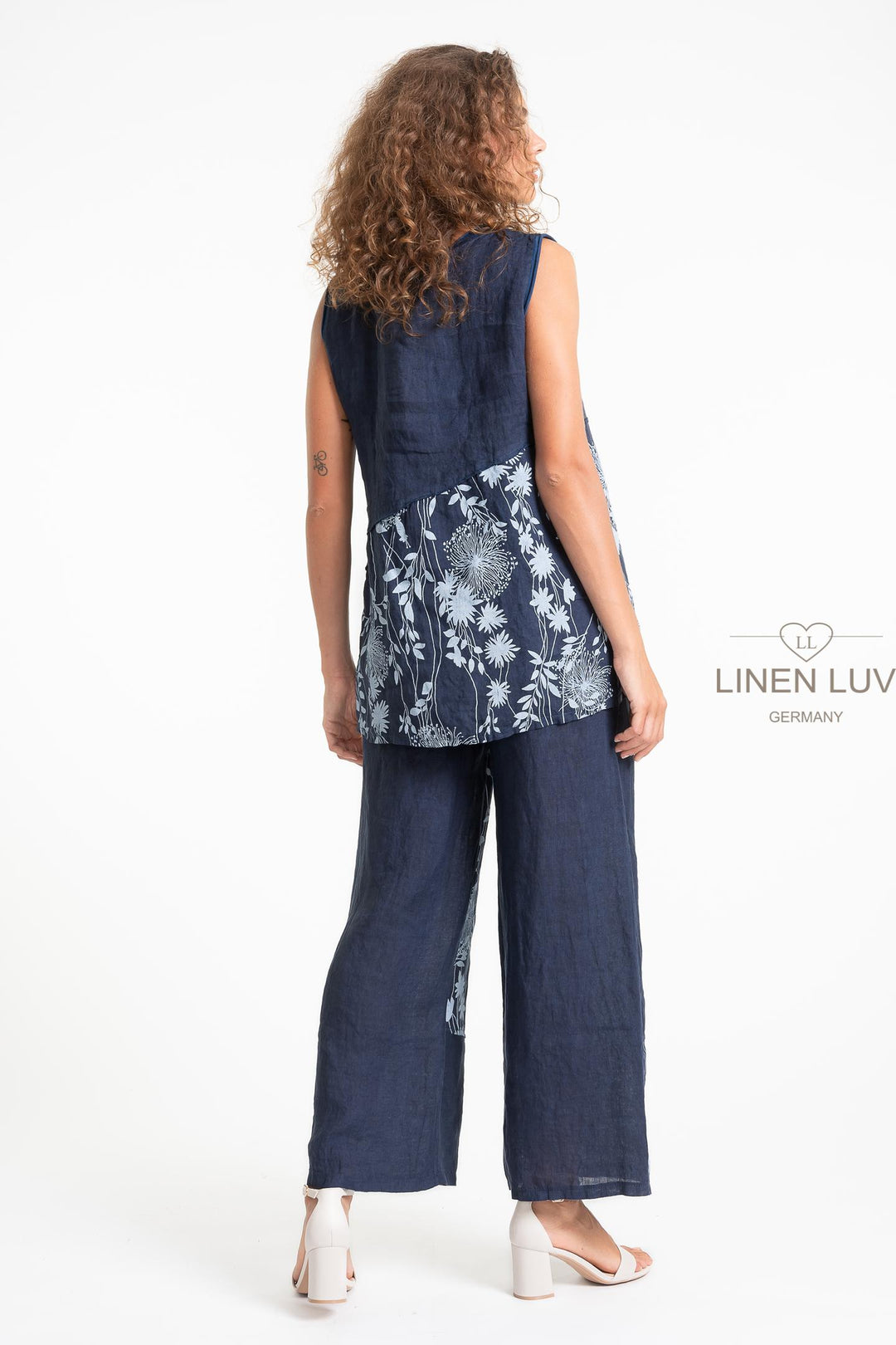 French Linen Holiday Blouse - Breathable Naturals | Glam & Fame Clothing