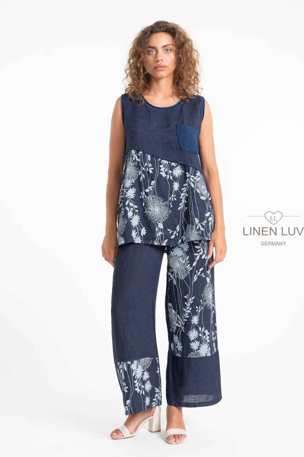 French Linen Holiday Blouse - Breathable Naturals | Glam & Fame Clothing