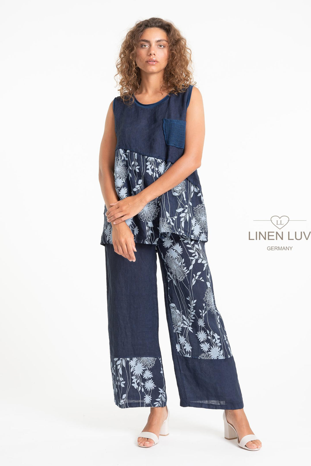 French Linen Holiday Blouse - Breathable Naturals | Glam & Fame Clothing
