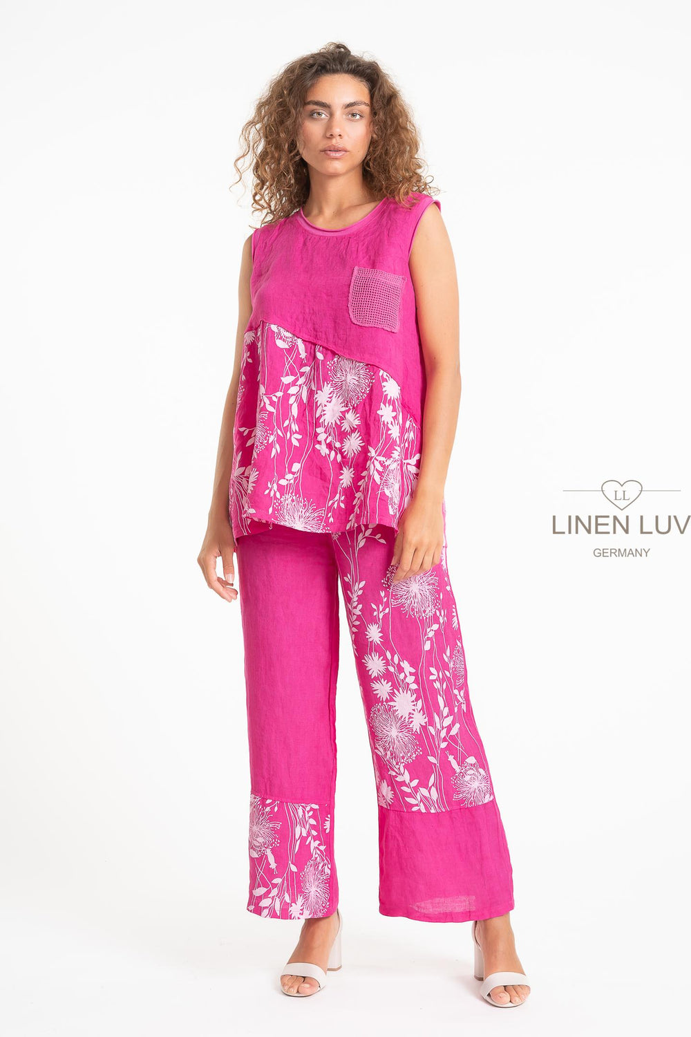 French Linen Holiday Blouse - Breathable Naturals | Glam & Fame Clothing