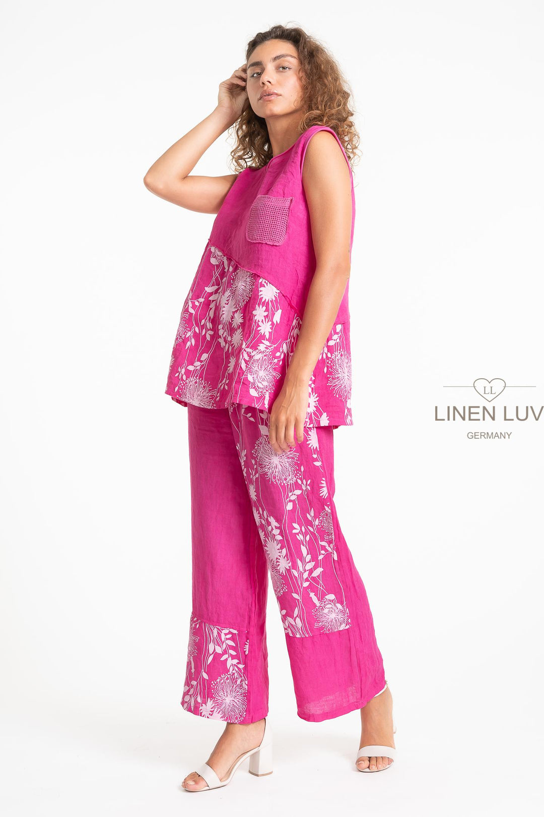 French Linen Holiday Blouse - Breathable Naturals | Glam & Fame Clothing