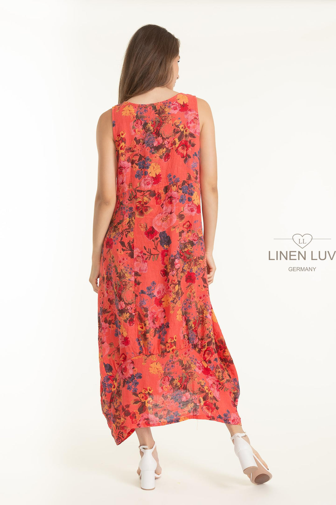 French Linen Frock With Pockets - Breathable Naturals | Glam & Fame Clothing
