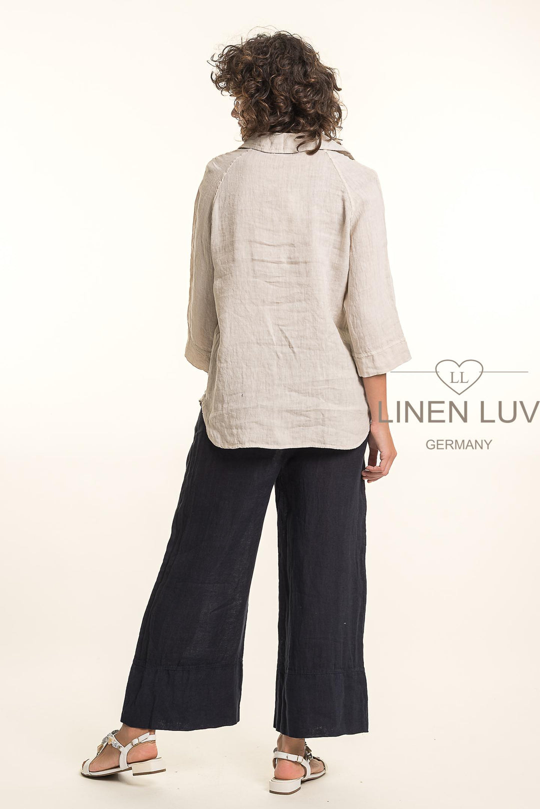 Premium French Linen Blouse