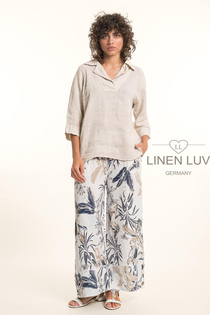 Premium French Linen Blouse