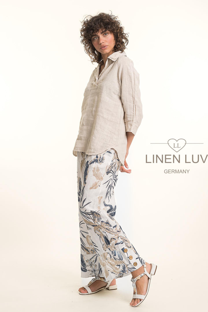 Premium French Linen Blouse