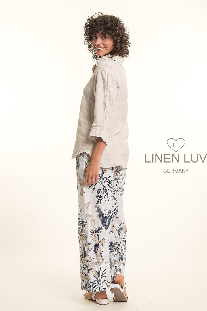 Premium French Linen Blouse