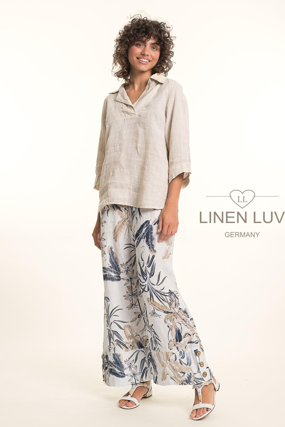 Premium French Linen Blouse