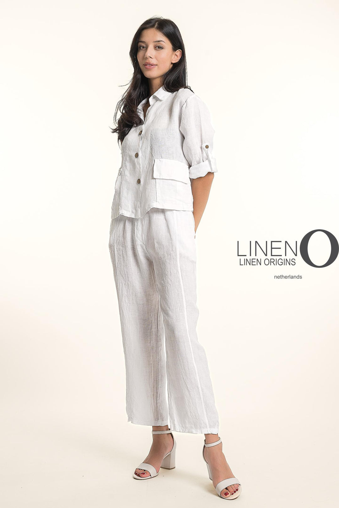 French Linen Safari Jacket