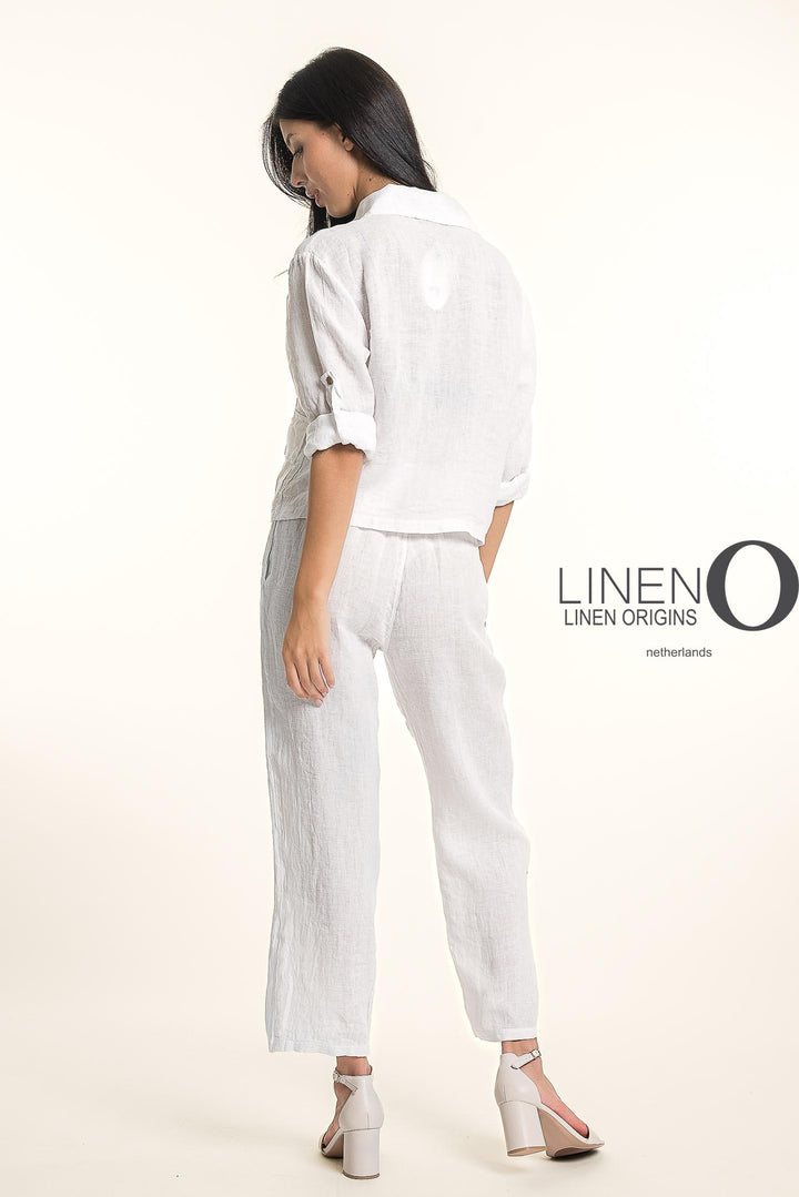 French Linen Safari Jacket