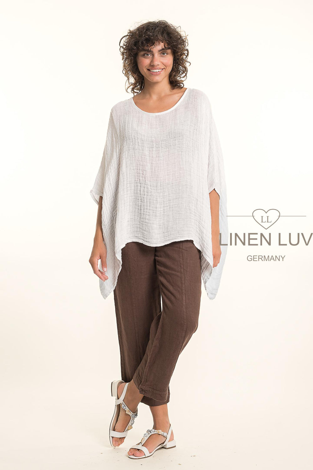 Belgian Linen Layering Cover Up - Breathable Naturals | Glam & Fame Clothing