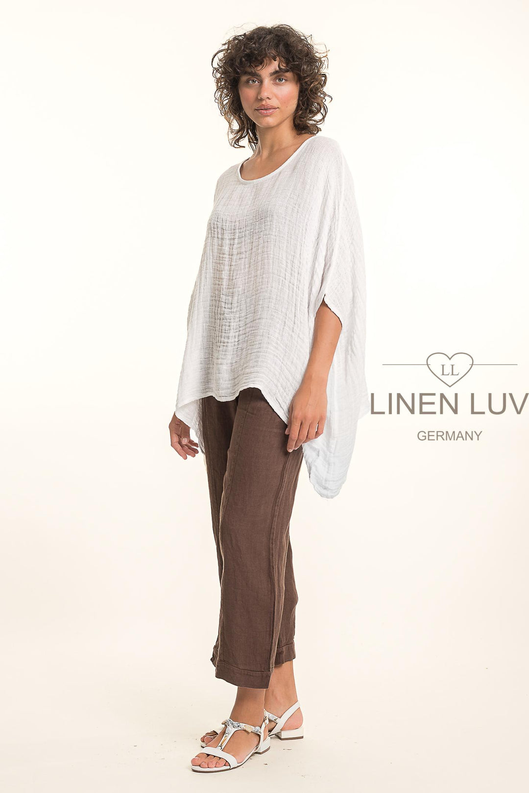 Belgian Linen Layering Cover Up - Breathable Naturals | Glam & Fame Clothing