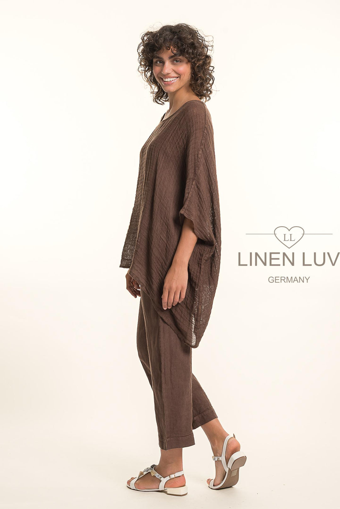 Belgian Linen Layering Cover Up - Breathable Naturals | Glam & Fame Clothing