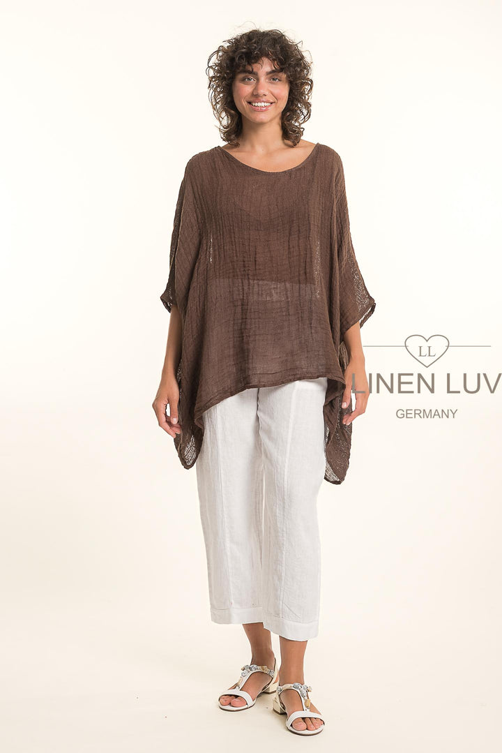 Belgian Linen Layering Cover Up - Breathable Naturals | Glam & Fame Clothing