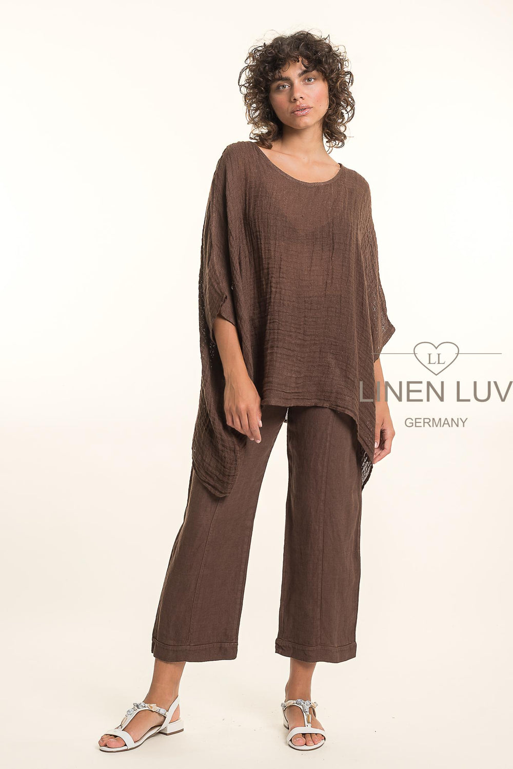 Belgian Linen Layering Cover Up - Breathable Naturals | Glam & Fame Clothing