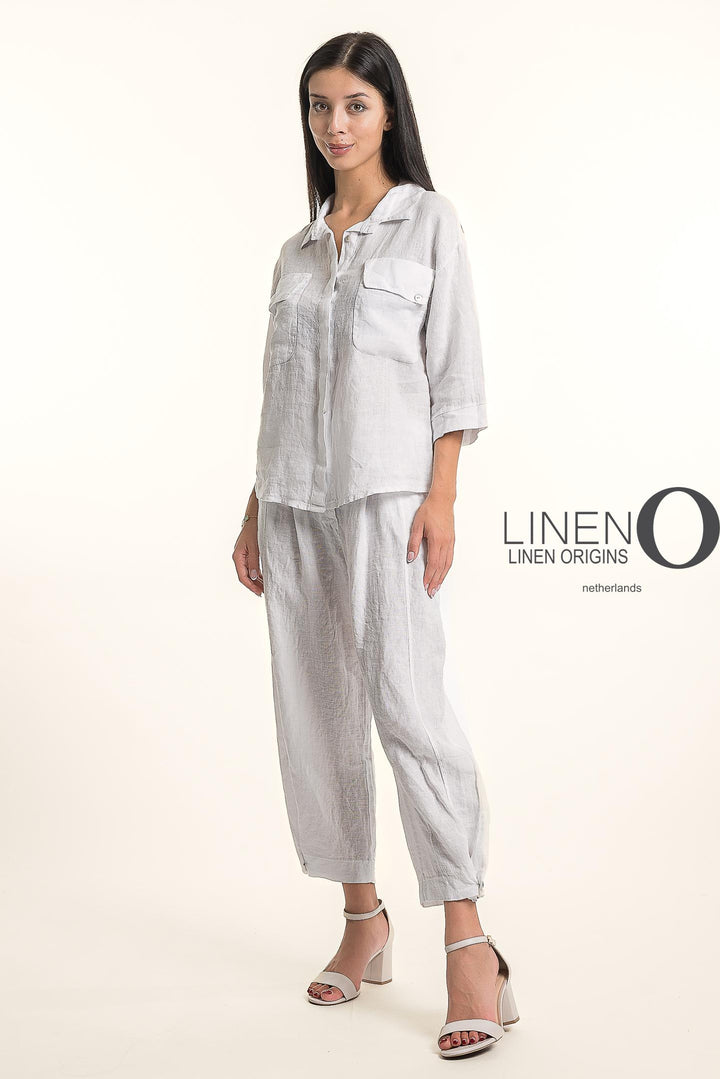 French Linen Classic Nautical Shirt