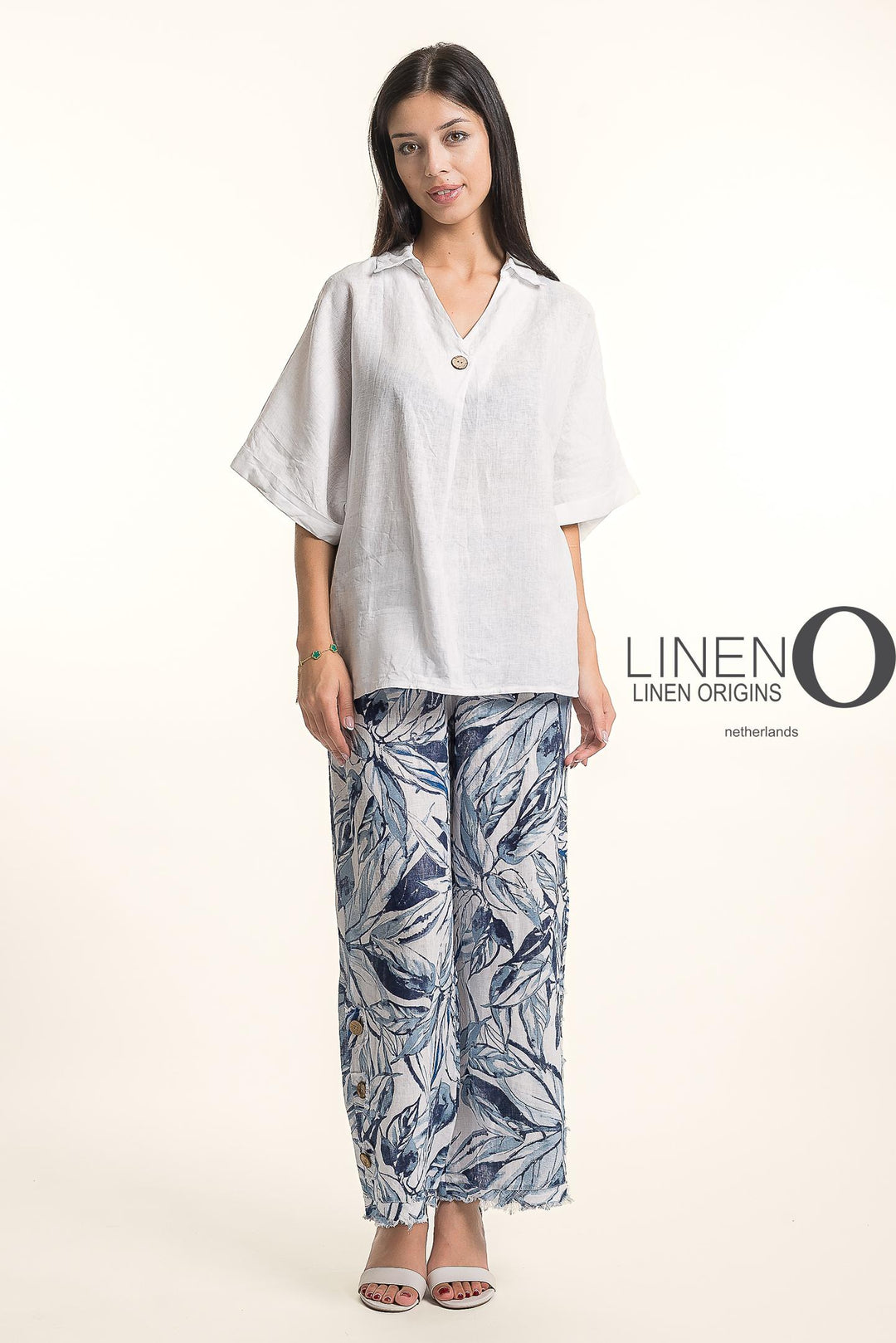 French Linen Blouse - Breathable Naturals | Glam & Fame Clothing