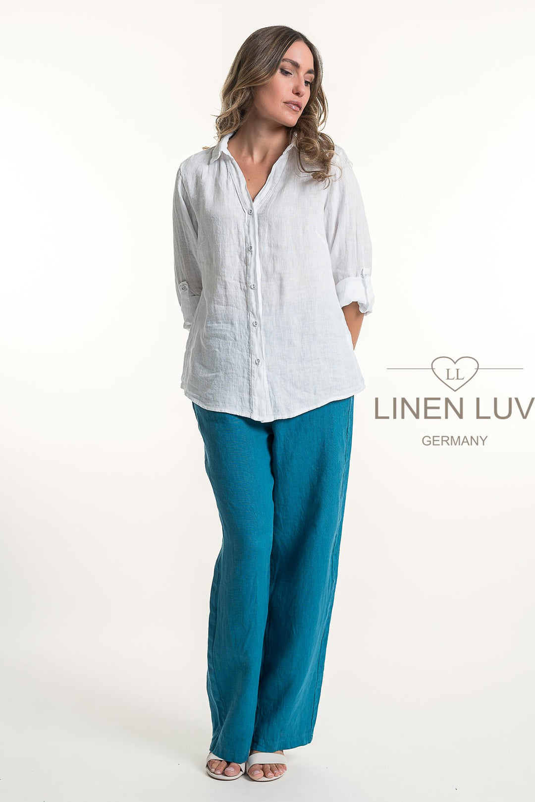 French Linen Classic Shirt - Breathable Naturals | Glam & Fame Clothing