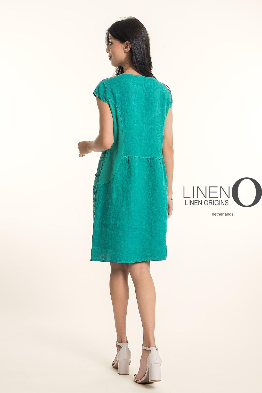 French Linen Classic Sheath Dress Heavier Gauge