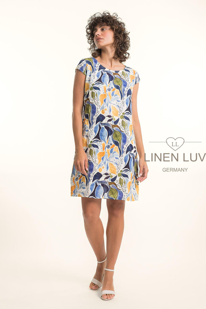 French Linen Classic Sheath Dress