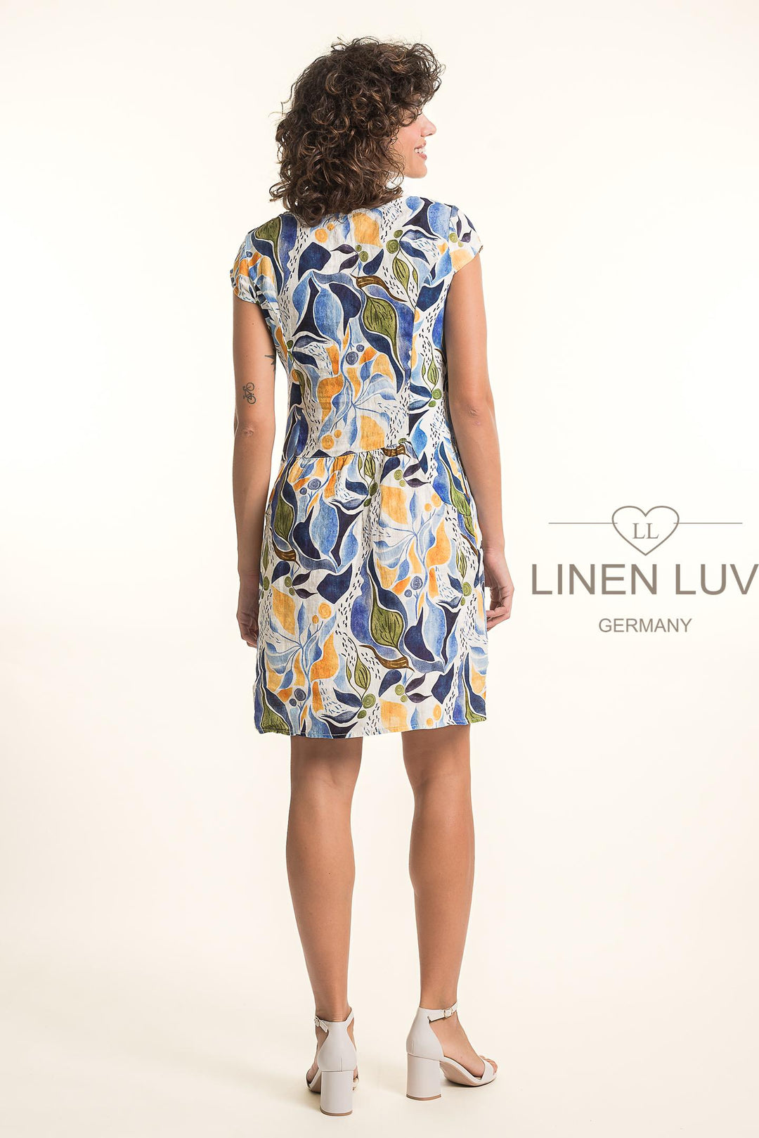 French Linen Classic Sheath Dress