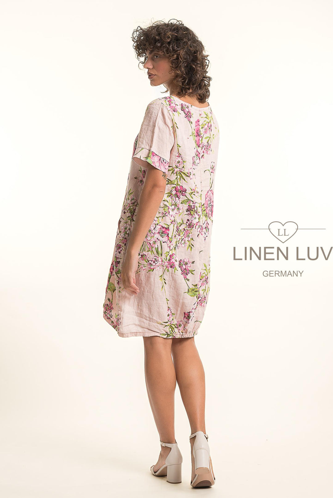 French Linen Short Sleeve Shift With Pockets - Breathable Naturals | Glam & Fame Clothing