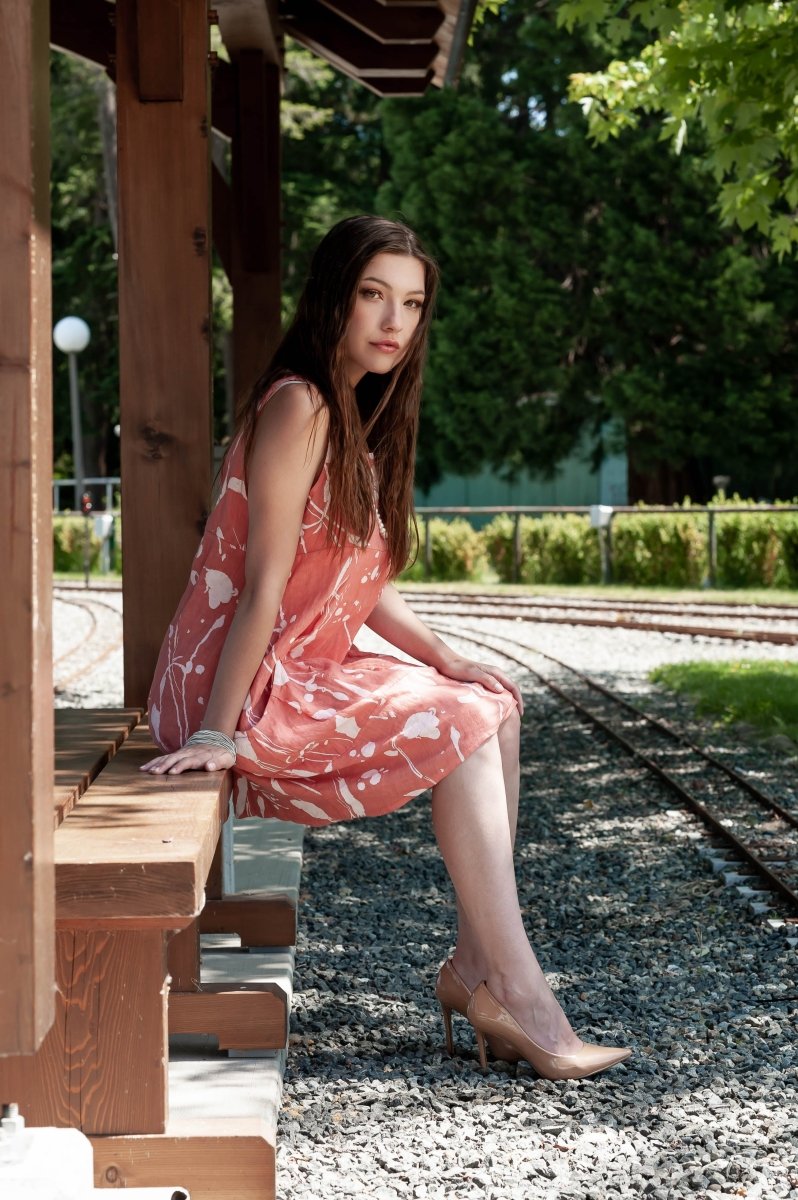 French Linen Shift Dress With Pockets