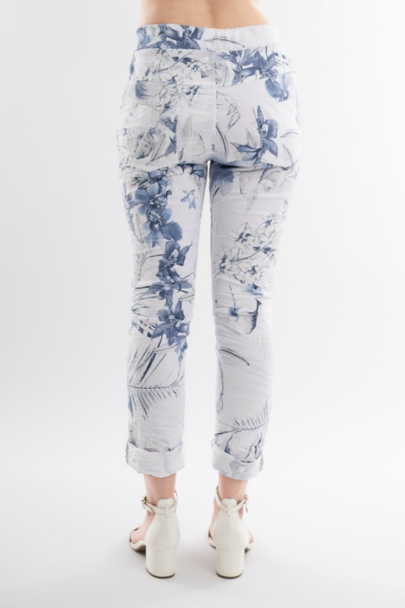 Premium Euro Crushed Pant Print - Breathable Naturals | Glam & Fame Clothing