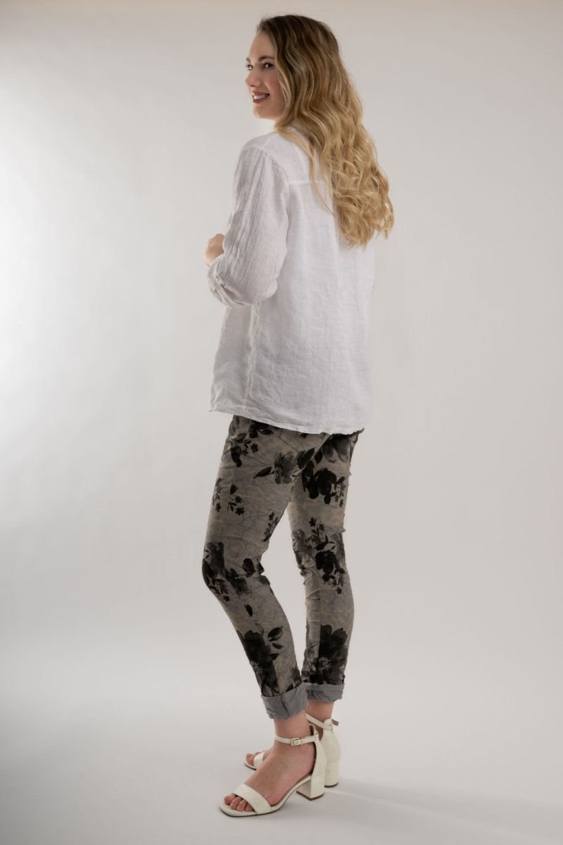 Premium Euro Crushed Pant Print - Breathable Naturals | Glam & Fame Clothing