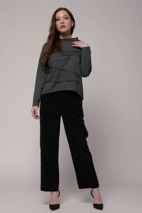 Euro Architect Top French Terry Cotton - Breathable Naturals | Glam & Fame Clothing