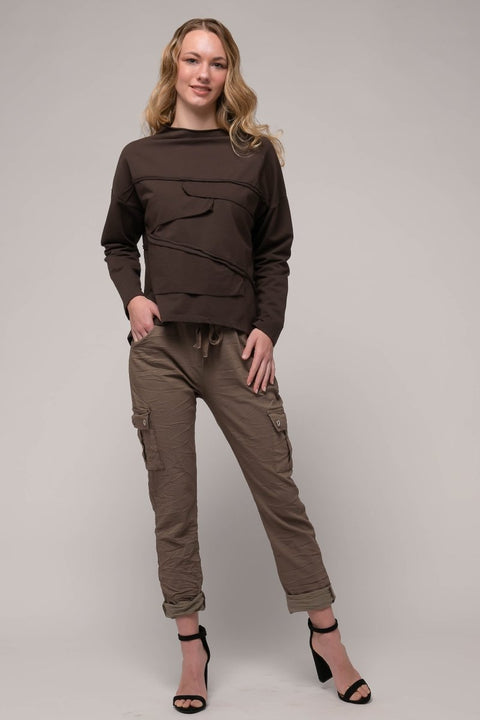 Euro Architect Top French Terry Cotton - Breathable Naturals | Glam & Fame Clothing