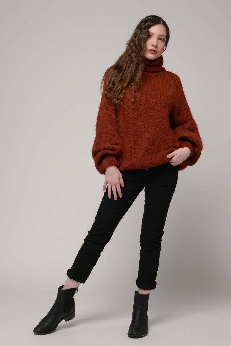 Euro Boyfriend Sweater Super Soft - Breathable Naturals | Glam & Fame Clothing