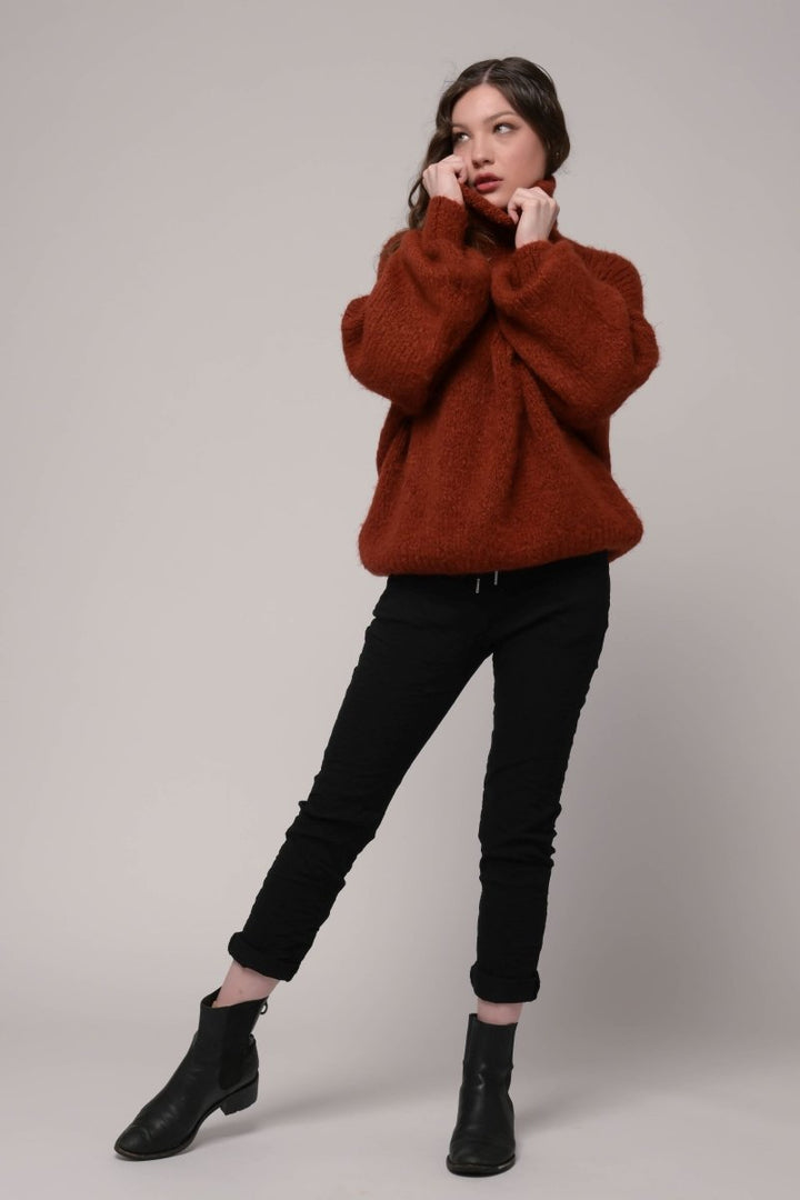 Euro Boyfriend Sweater Super Soft - Breathable Naturals | Glam & Fame Clothing