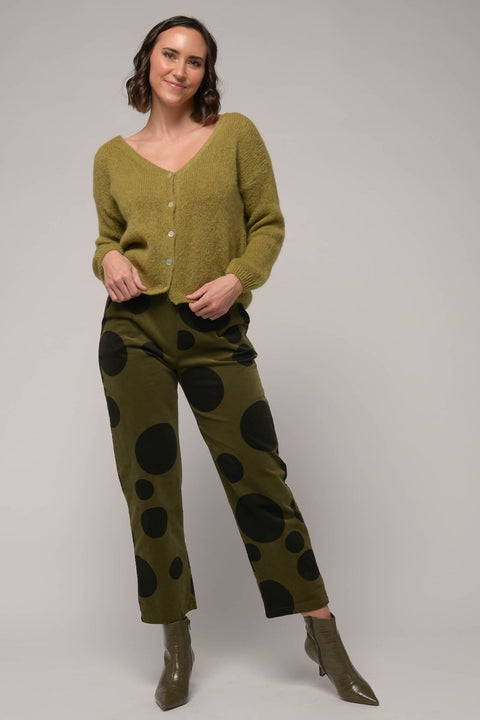 Euro Cardigan Mohair Blend