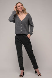 Euro Cardigan Mohair Blend