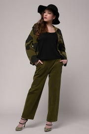Euro Cotton Corduroy Jacket Spots Print - Breathable Naturals | Glam & Fame Clothing