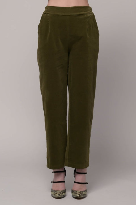 Euro Cotton Corduroy Pant - Breathable Naturals | Glam & Fame Clothing