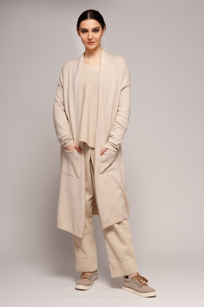  Euro Knit Duster Cardigan - Breathable Naturals | Glam & Fame Clothing