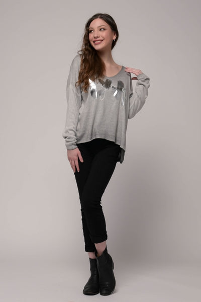 Euro Knit Love You Top