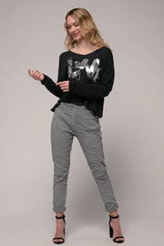 Euro Knit Love You Top